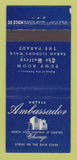 Matchbook Cover - Ambassador Hotel Chicago IL 30 Stick