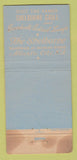 Matchbook Cover - Shelburne Hotel Atlantic City NJ WEAR 30 Stick
