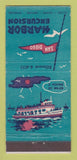 Matchbook Cover - Harbour Excursion San Diego CA Boat Tour WEAR 30 Stick