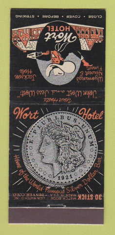 Matchbook Cover - Wort Hotel Jackson Hole WY 30 Stick