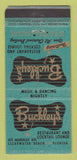 Matchbook Cover Buckley's Restaurant Clearwater Beach CL WORN 21 Strike Feature