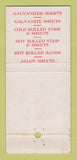 Matchbook Cover - Sharon Steel Products Dearborn MI WEAR 30 Stick