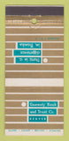 Matchbook Cover - Guaranty Bank and Trust Denver Colorado 30 Stick