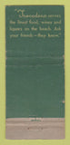 Matchbook Cover - Trocadero Restaurant Miami Beach FL WORN 30 Stick