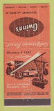 Matchbook Cover - Gwinn's Restaurant Pasadena CA 30 Stick