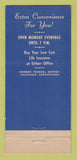 Matchbook Cover - Franklin Savings Bank New York City 30 Stick
