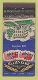 Matchbook Cover - Allies Club Washington DC 30 Stick