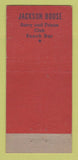 Matchbook Cover - Allies Club Washington DC 30 Stick
