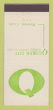 Matchbook Cover - Quaker City Federal Savings Loan Whittier CA 30 Stick