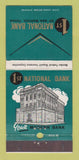 Matchbook Cover - 1st National Bank San Marcos TX 30 Stick