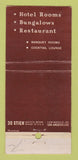 Matchbook Cover - Greenbrier Inn Garden Grove CA STAINED 30 Stick