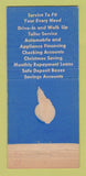 Matchbook Cover - Indian River Citrus Bank Vero Beach FL WORN BACK 30 Stick