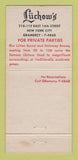 Matchbook Cover - Luchow's Restaurant New York City WEAR 30 Stick