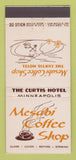 Matchbook Cover - Mesabi Coffee Shop Curtis Hotel Minneapolis MN 30 Stick