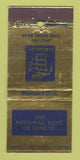 Matchbook Cover - National Bank of Geneva WEAR 30 Stick