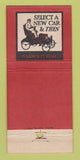 Matchbook Cover - National Bank of Geneva WEAR 30 Stick
