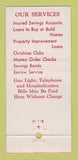 Matchbook Cover - East Cleveland Savings and Loan OH 30 Stick