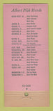 Matchbook Cover - Congress Hotel Chicago IL Glass Hat WORN 30 Stick