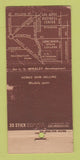 Matchbook Cover - Los Altos Village Long Beach CA WORN 30 Stick