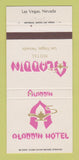 Matchbook Cover - Aladdin Hotel Casino Las Vegas NV 30 Strike