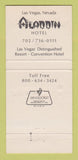 Matchbook Cover - Aladdin Hotel Casino Las Vegas NV 30 Strike