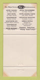 Matchbook Cover - Del Webb's Mint Casino Las Vegas NV CREASE 30 Strike