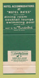 Matchbook Cover - Algiers Hotel Casino Las Vegas NV 30 Strike