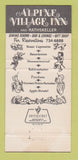 Matchbook Cover - Alpine Village Inn Las Vegas NV 30 Strike