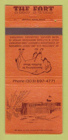Matchbook Cover - The Fort Restaurant Morrison Colorado WEAR 30 Strike