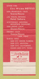 Matchbook Cover - Del Webb's Ocean House San Diego CA 30 Strike