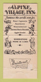 Matchbook Cover - Alpine Village Inn Las Vegas NV 30 Strike