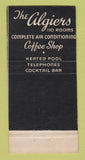 Matchbook Cover - Algiers Hotel Casino Las Vegas NV WEAR 30 Strike