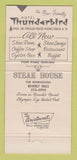 Matchbook Cover - Thunderbird Hotel Casino Las Vegas NV WEAR 30 Strike