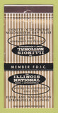 Matchbook Cover - Illinois National Bank Springfield IL 30 Strike