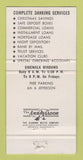 Matchbook Cover - Illinois National Bank Springfield IL 30 Strike