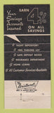 Matchbook Cover - Guardian Savings and Loan Chicago IL 30 Strike