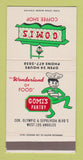 Matchbook Cover - Gomi's Coffee Shop West Los Angeles CA 30 Strike