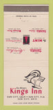 Matchbook Cover - Del Webb's Kings Inn Sun City AZ FL CA 30 Strike