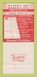 Matchbook Cover - Hager's Inn Peoria IL 30 Strike