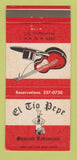 Matchbook Cover - El Tio Pepe Spanish Restaurant Washington DC 30 Strike