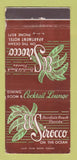 Matchbook Cover - El Sirocco Restaurant  Deerfield Beach FL WORN 30 Strike