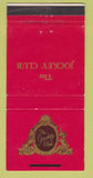 Matchbook Cover - The Jockey Club Restaurant Washington DC WEAR 30 Strike
