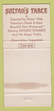Matchbook Cover - Dunes Hotel Casino Las Vegas NV Sultan's Table WEAR 30 Strike