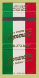 Matchbook Cover - Ermando's Italian Restaurant Deerfield IL 30 Strike