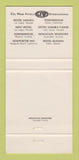 Matchbook Cover - Del Webb's Mountain Shadows Scottsdale AZ  30 Strike