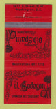 Matchbook Cover - El Bodegon Spanish Restaurant Washington DC 30 Strike