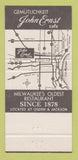 Matchbook Cover - John Ernst Cafe Milwaukee WI 30 Strike