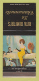 Matchbook Cover - Rita Dimitri's La Chansonnette New York City WEAR 30 Strike