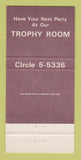 Matchbook Cover - Gallagher's Steak House New York City 30 Strike