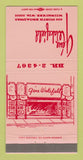 Matchbook Cover - Gene Wakefield Milwaukee WI 30 Strike